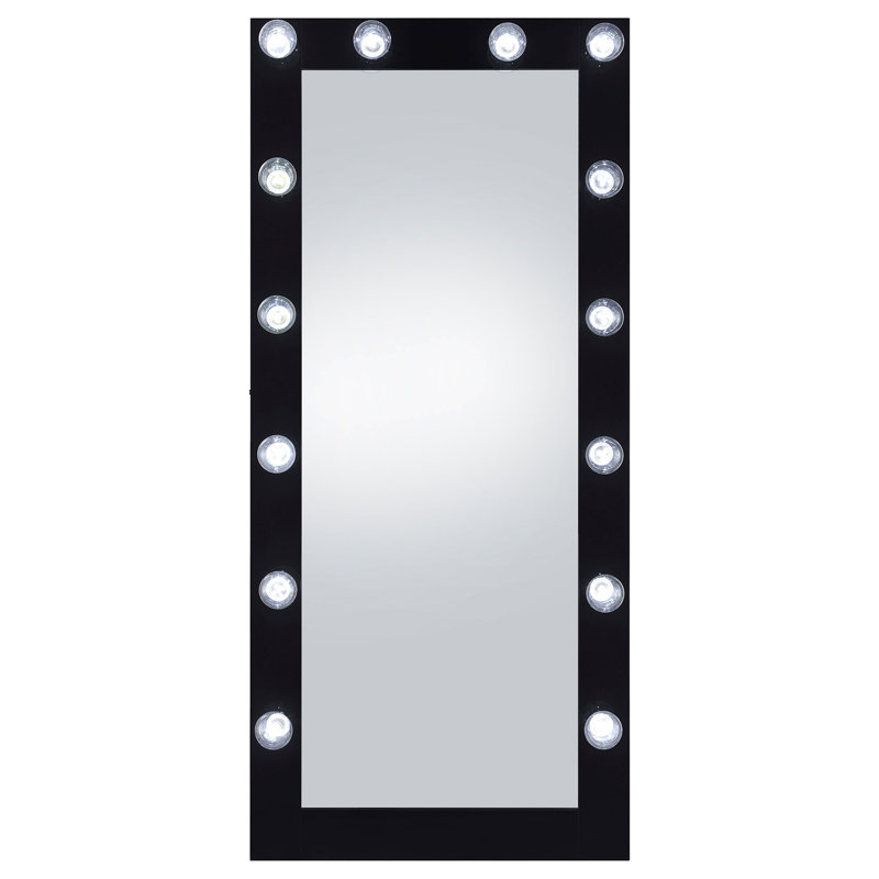 Miroir de plancher Theron, Black