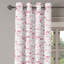 Rideaux décoratifs pour fenêtre à 2 panneaux East Urban Home I Love You, 50 po x 84 po, rosé marron-1039989159
