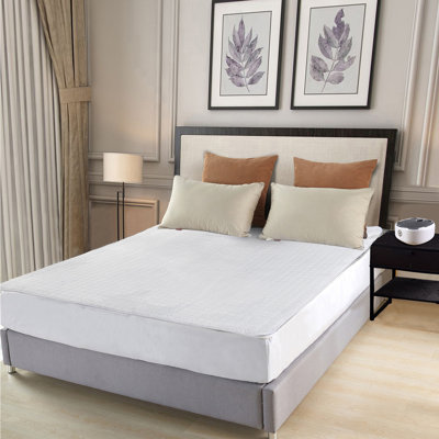 Protège-matelas chauffant en polyester intelligent