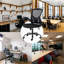 Chaise de travail en maille de nylon