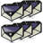 6-Pieces Solar Powered Outdoor Lights with Motion Sensor Dust to Dawn 6000K