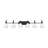6-Light Dimmable Vanity Light with Geometric Frosted Glass Shades for Bathroom-1762960516