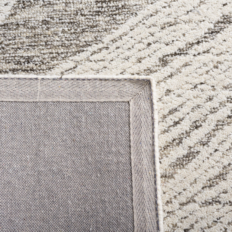 Tapis en laine touffeté à la main Bipin, Rectangle 9 pi x 12 pi