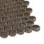 Penny 1 " X 1 " Straight Edge Glass Mosaic Sheet Wall & Floor Tile-1946857689