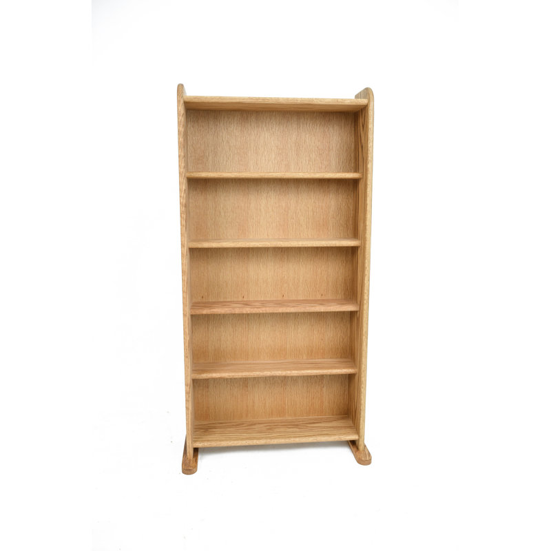 Shelf-Style Wooden DVD/VHS Rack - 07 Series, Dark, 47.75" H x 24.25" W x 7.25" D