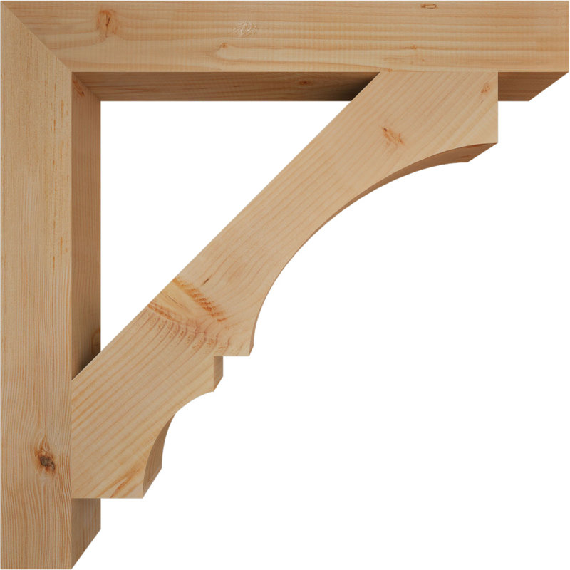 Support de bloc Balboa, Sapin de Douglas lisse, L 3 1/2 po x P 32 po x H 32 po