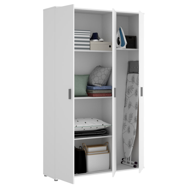 Hadriana 3 Door Manufactured Wood Wardrobe