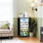 4 Drawer Dresser for Bedroom, Narrow Chest of Drawers, Wooden Top and Study Iron Frame 18"x37.5"-(WxH)