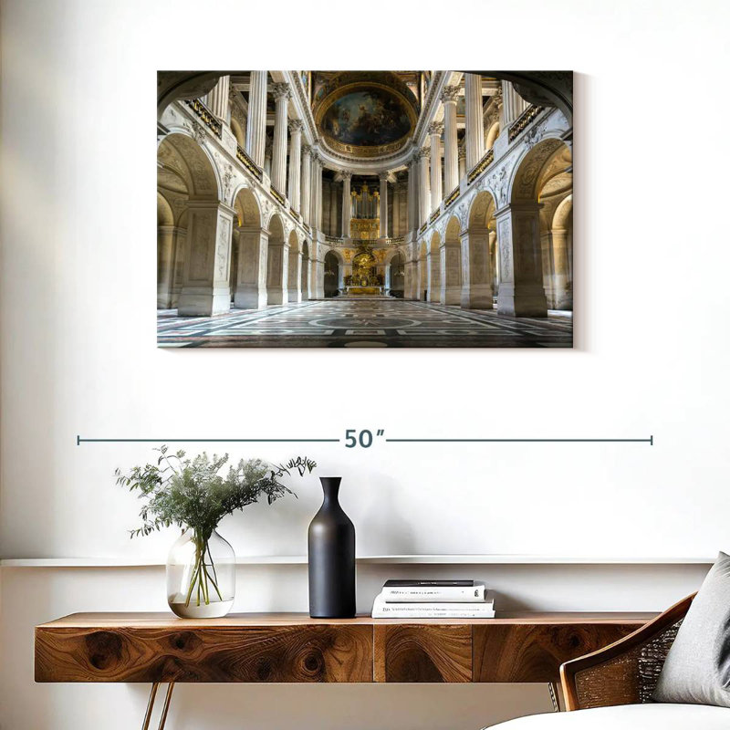 Versailles Interior, 24" H x 36" W