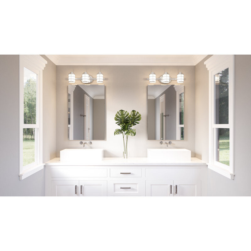 Dimmable Vanity Light, Polished Chrome