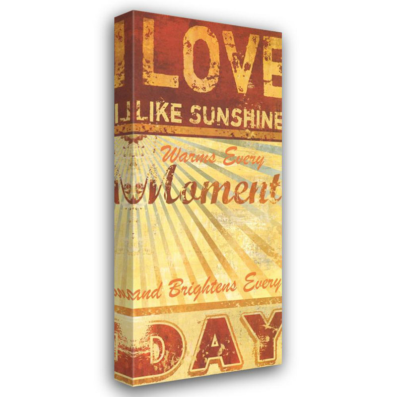 Love Like Sunshine, 40" H x 16" W
