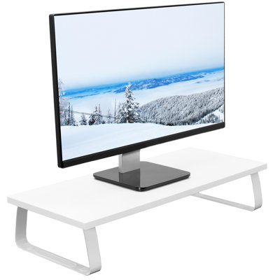 Montant de moniteur blanc