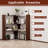 Londale Wooden Extendable Bookcase Open Bookshelf