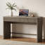 Bureau moderne cannelé avec 2 tiroirs cachés l 48,86 po Cesiro-1862708020