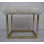 Miroir de coiffeuse et tabouret en fausse fourrure Adao
