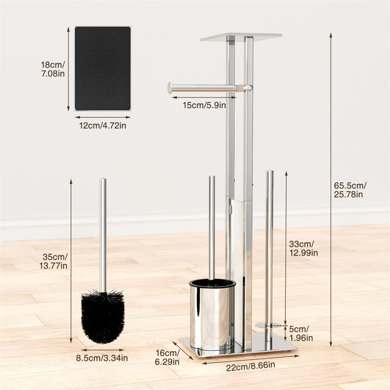 Free Standing Toilet Paper Holder