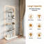 5‑Tiers Glass Display Cabinet with Lighting-75098883-75098882