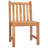Hemm 4 - Person Teak Solid Wood Patio Dining Set Rectangular Table