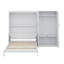 Grand lit escamotable mural avec placard