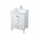 Jadaya 24'' Single Bathroom Vanity with Engineered Marble Top