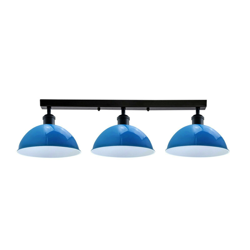 Emma-Jade Semi Flush Mount, Blue