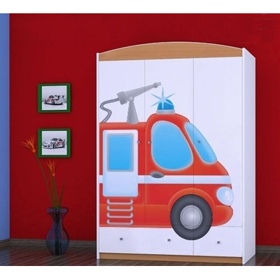 Overstreet 3 Door Wardrobe