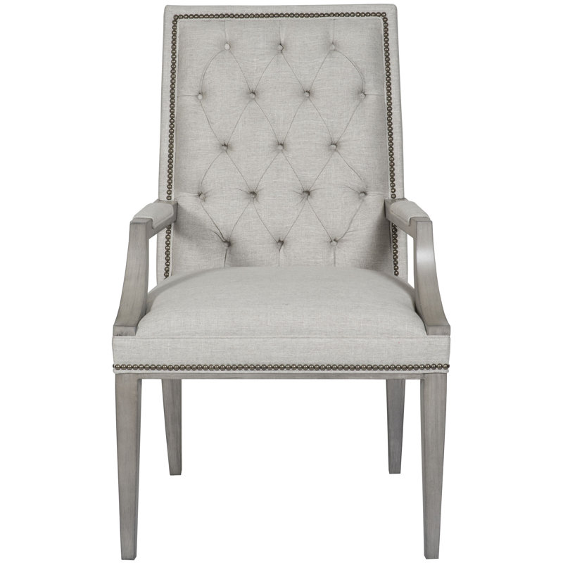 Hanover Button-Back Arm Chair, Hampton, Polyester Bennett Carolina