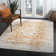 Tapis oriental orange / ivoire Christa