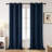 Grommet Top Thermal Insulated Room Darkening Window Curtain Panels (Set of 2)-102059007-102058987