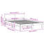 Vidaxl Bed Frame With Headboard Solid Pine Wood-113970873-113970875