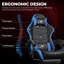 GTPLAYER Adjustable Faux Leather Swiveling PC & Racing Game Chair-126344839