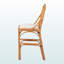 Tabouret de bar Michio en rotin naturel avec siège rembourré-248203405
