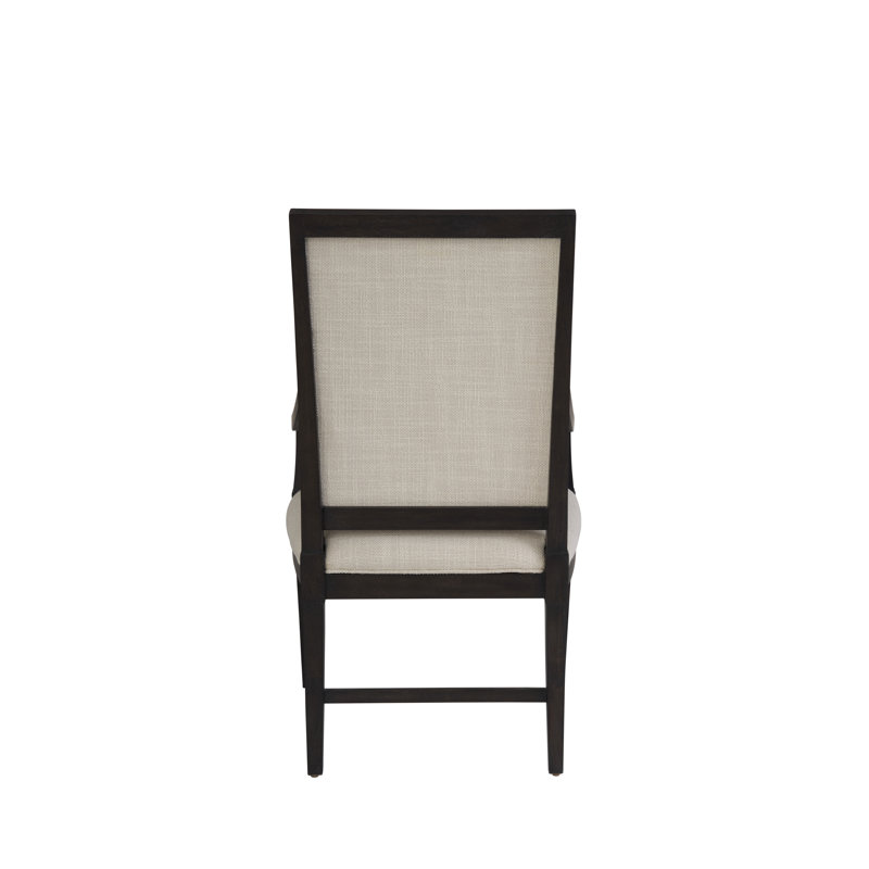 Coalesce Solid Wood Slat Back Armchair, Black