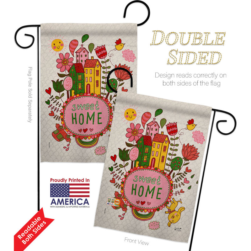 Drapeau de jardin en polyester 18,5 x 13 po Dafodil