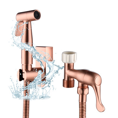 Bidet rond à main avec robinet avec douchette pour bidet