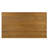 X-Shaped Legs Dining Table (Brown)