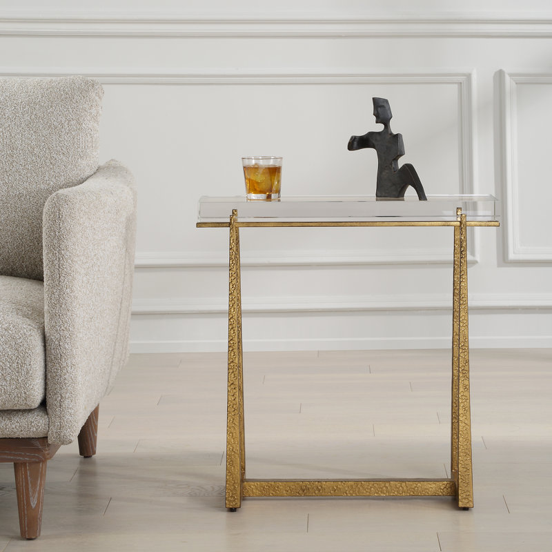 Table d'appoint Quentisha Crystal