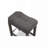 Fabric Upholstered Wood Bar Stools Set with Button Tufted