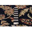 Tapis bleu marine foncé noué à la main 7 pi 8 po x 10 pi 2 po