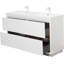 Meuble-lavabo autoportant avec lavabo, meuble de rangement avec tiroirs à fermeture en douceur, meuble-lavabo pour la maison