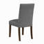 Ensemble de 2 chaises de salle à manger rembourrées avec dossier clouté et garniture cloutée-1048110253