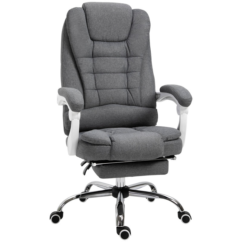 Fauteuil de direction avec repose-pieds Vinsetto