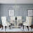 Balentine Faux Marble Dining Table