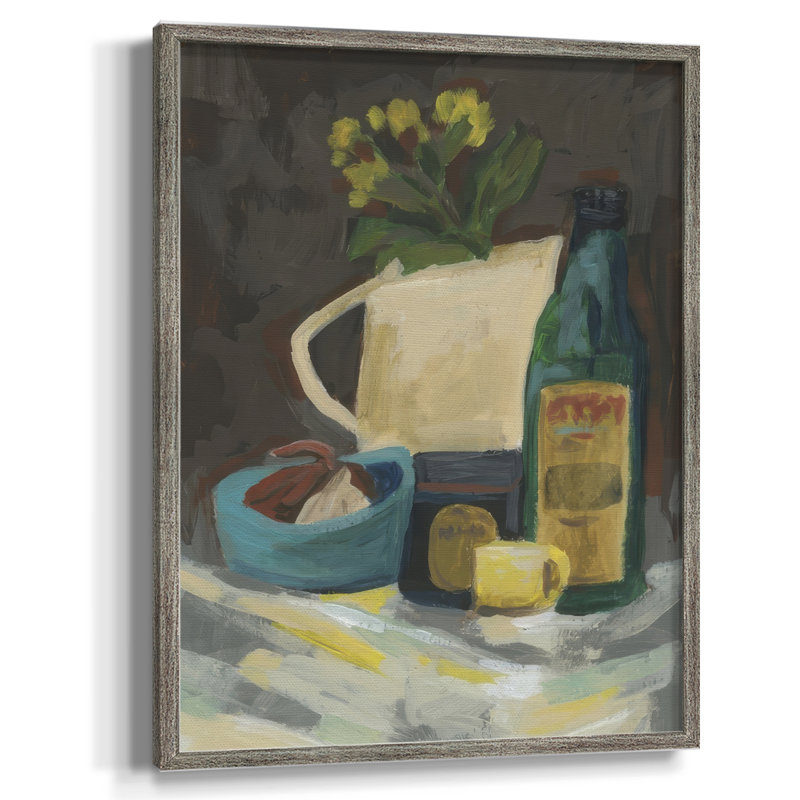 Tabletop Study II Framed Print - Solid Wood