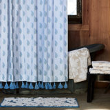 Nirvi Floral Shower Curtain