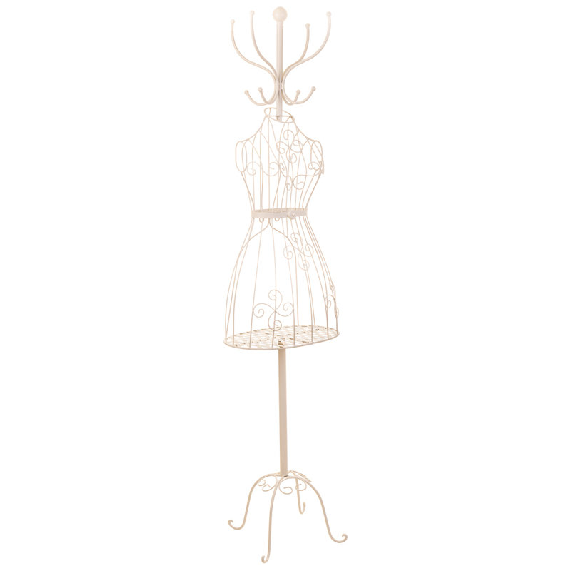 Antrione Iron Freestanding 8 - Hook Coat Rack