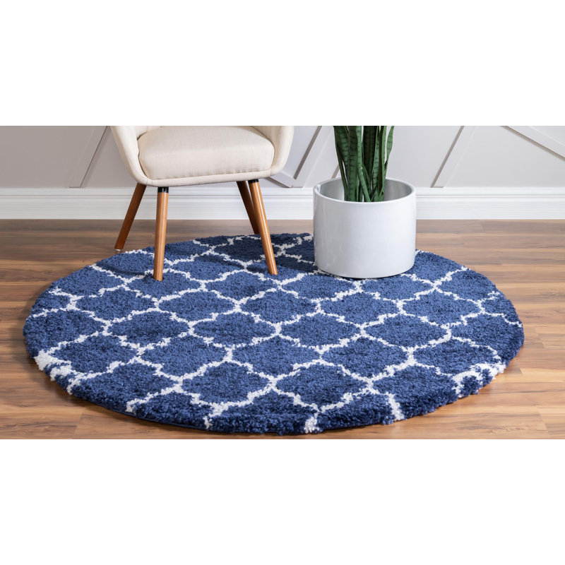 Burkart Shag Area Rug, Round 152cm