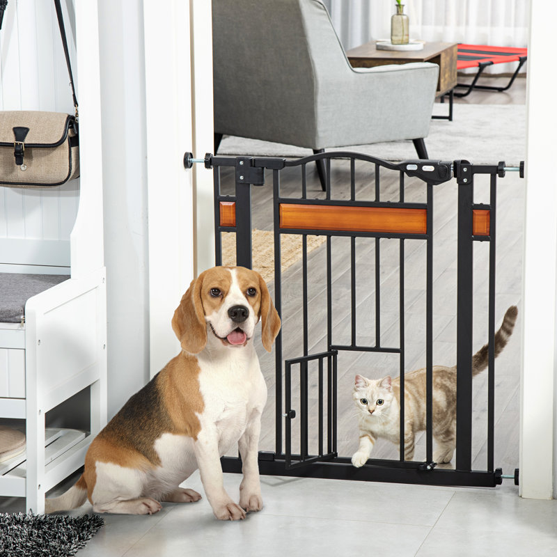 Barrière murale à fermeture automatique pour animaux