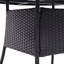 Kinchen Round Metal Outdoor Dining Table With Umbrella Hole , 105cm cm W 105cm cm D-337158841