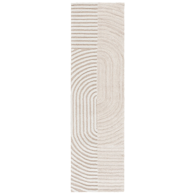 Fateha Southampton Hand Tufted Performance Abstract Rug, Runner 2'3" x 8'